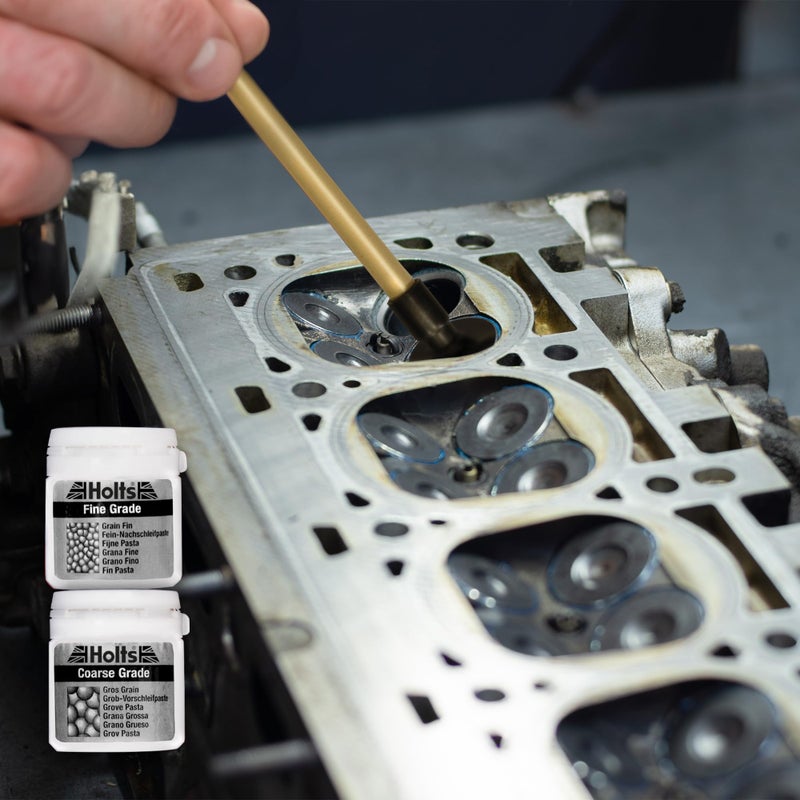 Holts Valve Lapping Tool & Polish, Valve Grinding Kit, Essential Car Tool Kit Equipment, Includes Fine Grade & Coarse Grade Polish, Valve Lapping Kit To Reseal Cylinder Heads, Remove Stubborn Deposits - Image 2